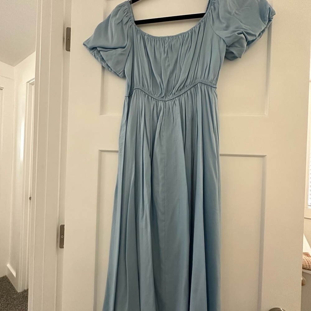 Blue dress